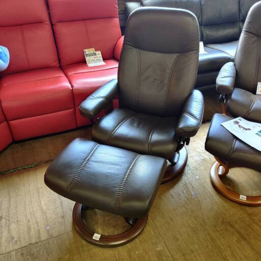 【愛品倶楽部柏店】EKORNES (エコーネス) ストレスレスチェア＆オットマンSET Sサイズ