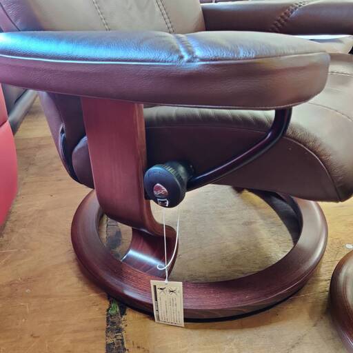 【愛品倶楽部柏店】EKORNES (エコーネス) ストレスレスチェア＆オットマンSET Sサイズ