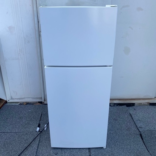 【美品】maxzen マクスゼン 2ドア 冷凍冷蔵庫JR118ML01WH 118L ホワイト 2020年製 冷蔵 85L 冷蔵　33L