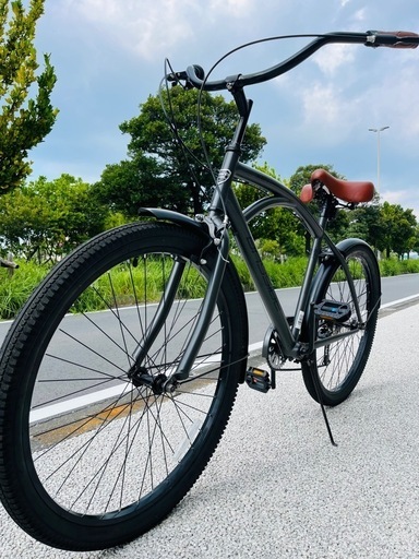 ビーチクルーザー7ギア自転車bmx