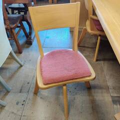 【愛品倶楽部柏店】筑波産商 タモ材 ダイニング5点セット ハーグ