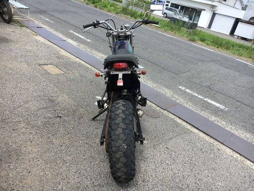 福山市 瀬戸町 ヤマハ TW200E 2JL 実働 書類付き セル/キック付き