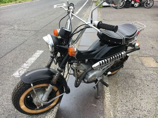 福山市 瀬戸町 スズキ バンバン50S RV50 実働 書類付き 前後5.40ワイドタイヤ 4速 規制前80km/hメーター ホワイトリボン レストア カスタムにも 福山市 瀬戸町 スズキ バンバン50S RV50 実働 書類付き 前後5.40ワイド