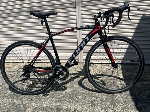 【美品】ロードバイク 　シマノ製14段変速　700×28ｃ　ﾌﾞﾗｯｸﾚｯﾄﾞ