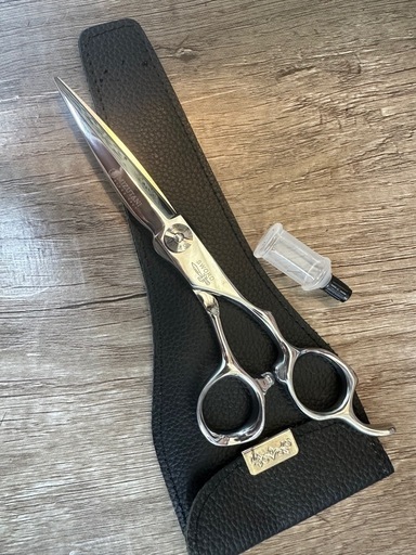 美品　ミズタニシザーズ　SWORD ６.2インチ　研ぎ済み ハサミ シザー 美容師 右利き