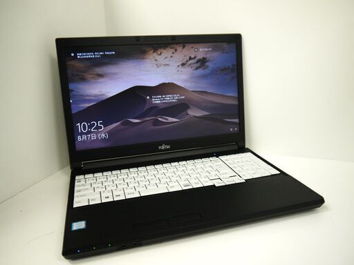 富士通 Windows10 15.6型ノートPC 第6世代Corei5 + SSD + メモリ12GB【メンテナンス済み】（204583）