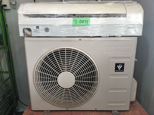 ワ0071 夏普2017年式4.0kw14畳適用65000円標準工事込み＠大阪市内・岩出市内価格