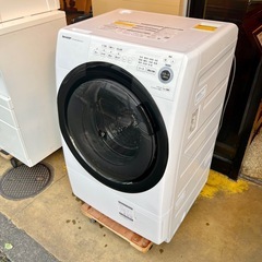 武蔵小山店】 シャープ SHARP ES-S7F-WL ES-S7F ES-S7 [ ドラム式洗濯 