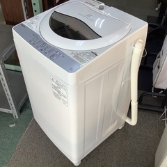 【リサイクルサービス八光】2018年製　東芝 全自動洗濯機 5kg  AW-5G6 W