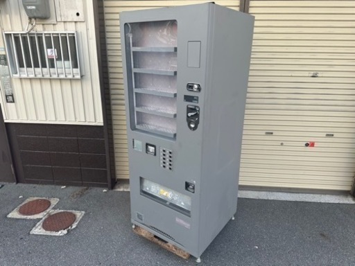 富士電機　小型汎用自動販売機　１０セレ　新500円対応　スリム　２０２１年製　LED　飲料　食品　FRM10D5CZ1NM-M