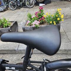 折りたたみ自転車　ＨＵＭＭＥＲ　２０インチ　６変速　黒　配達可能