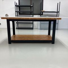 レア品】作業台 デイスプレイ テーブル OSB×メラミン インテリア ガレージ