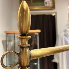 アンティークゴールドハンガーラック120cm