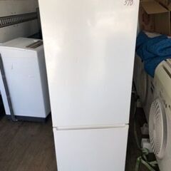 NO 370 🌈福岡市内配送設置無料✨🌈 2019年　冷蔵庫 ホワイト AQR-20JBK-W [2ドア /右開きタイプ /201L] 