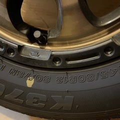 軽バンに最適　12インチタイヤ・ホイール4本セット