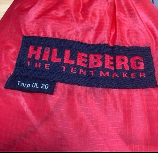 Hilleberg タープ　20 UL  レッド