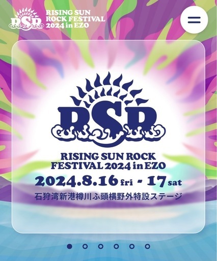 ライジングサン　RISING SUN　2024 通し券　2枚