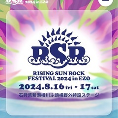 ライジングサン　RISING SUN　2024 通し券　2枚