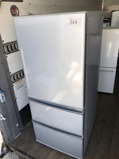 NO 366 福岡市内配送設置無料✨ AQUA アクア 冷蔵庫(272L 右開き）ミスティシルバー AQR-271E(S)