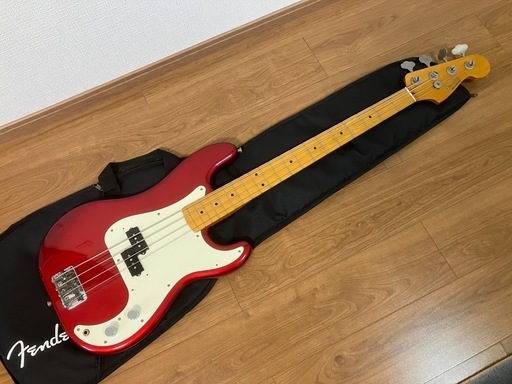 成約　MADE IN JAPAN Lシリアル1991年-1992年　フジゲン製 フェンダー　ジャパン　プレシジョンベース　プレベ　レッド Fender Japan Precision Bass PB-57 CAR