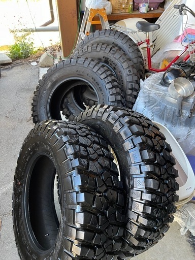 BFグッドリッチ 255/75R17 ラングラールビコン純正タイヤ５本セット ラングラー純正ホイール+BFgoodrich 5本 BFグッドリッチ 255/75R17