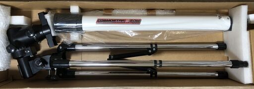 【新品未使用】ビクセン天体望遠鏡 Vixen ASTRONOMICAL TELESCOPES COSMOSTAR E-60M コスモスター 40～400倍 屈折式 赤道儀 新品未使用】ビクセン天体望遠鏡 Vixen ASTRONOMICAL TELESCOPES