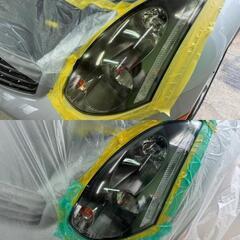 格安キャンペーン　ヘッドライ綺麗にします