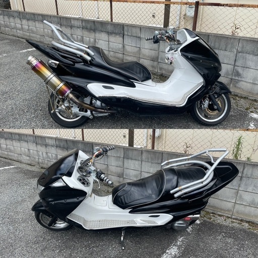 ヤマハ マジェスティC でかき 250 SG03J 純正マフラー 中古良品 