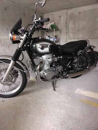 W800チョイカスタムお買い得商品になります！車検対応マフラー付き