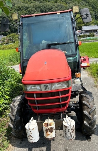 ヤンマー 26馬力トラクター AF326 エコトラ【ニプロWCS2200B 付き\u0026 ロータリーR316付き★キャビンエアコン★ 】