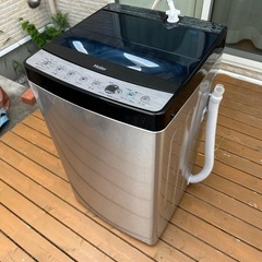 【美品】2022年製 ハイアール全自動洗濯機　5.5kg