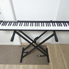 美品 Longeye 電子ピアノ BX-1 ブラック 88鍵盤 2020年製 フット
