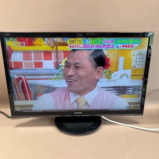 SHARP シャープ AQUOS 2019年製 薄型24インチ 地デジ液晶テレビ 2T-C24AD リモコン無し