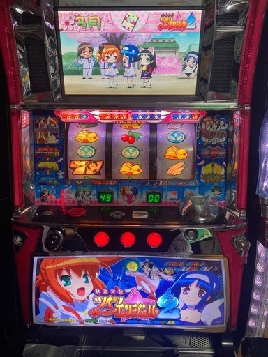 パチスロ実機　ツインエンジェル2不要機付