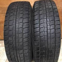 ☆9部山☆　デイトナ　スチールホイール　15インチ　PCD139.7 J数不明　6穴　ET約42　ハブ径約107　Hankook WINTER RW06　195/80R15 2015年 整理番号：NG2024/07/09②　タイヤ・ホイール