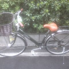 整備済み中古自転車　27インチ　税別￥14.800-　LEDオートライト　外装６段　グリーン810　前後タイヤ新品