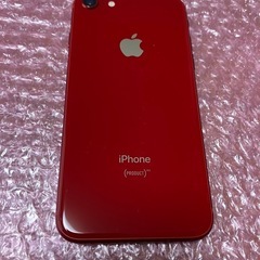 iPhone8 256GB レッド バッテリー100% au SIMフリー iphone8 256GB