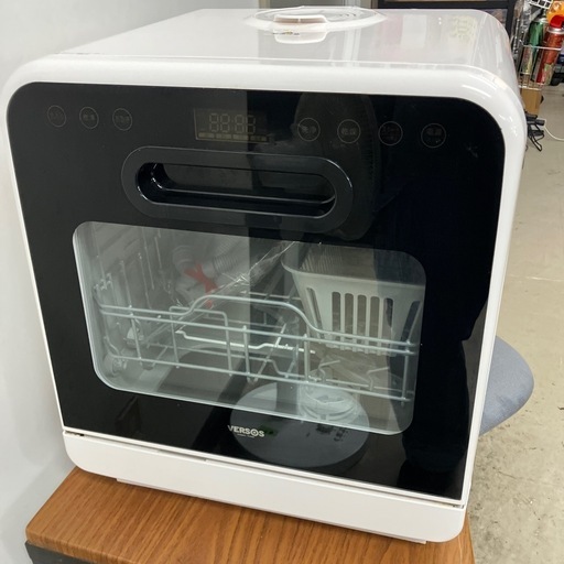 取引場所 南観音 K2408-283 VERSOS ベルソス 工事不要タンク式食器洗い乾燥機 2021年製 動作確認済み タンク給水水差しついていません。排水ホース付き 汚れキズあり  IS-DW100