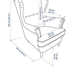 IKEA ソファー、オットマン