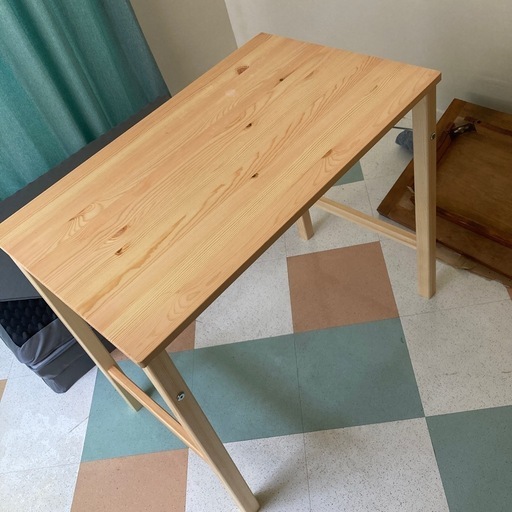 無印良品　パイン材テーブル折りたたみ式