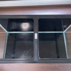 【美品】90cm水槽　曲げガラス