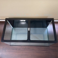 【美品】90cm水槽　曲げガラス