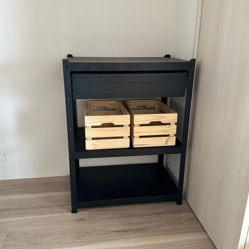 [美品] IKEA イケア BROR ブロール　シェルフユニット ブラック