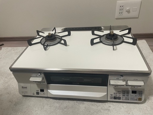 リンナイ 高級ガスコンロ ラクシエ 水無両面焼オートグリル RTS65AWK3R 