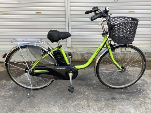 440  パナソニック新機種電動アシスト自転車vivi DX 26インチグリーンボディー