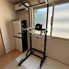 【３点セット】懸垂スタンド、トレーニングベンチ、可変ダンベル24kg