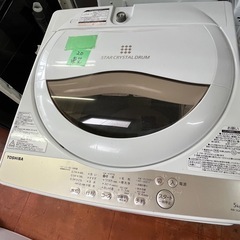 TOSHIBA洗濯機2020年　5kg