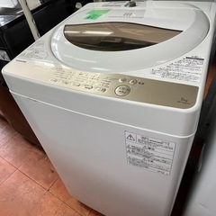 TOSHIBA洗濯機2020年　5kg