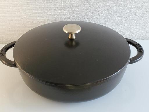 STAUB ソテーパン 24cm 黒 ニダベイユ