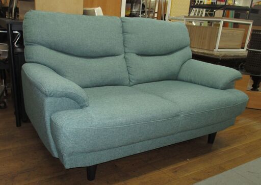 R247 NITORI ニトリ 布製 2Pソファ、二人かけソファ、幅143cm Used/美品